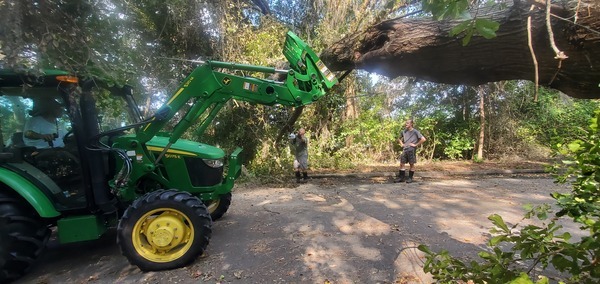 [Dennis Ashley with tractor, 10:40:43, 30.9959469, -83.2755319]